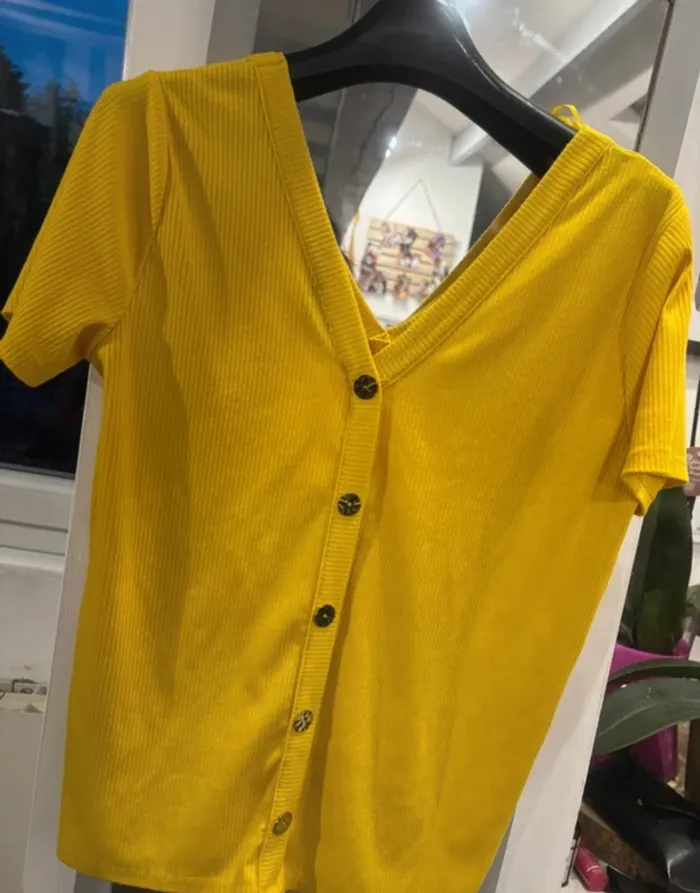 Haut femme col V taille L - photo numéro 3