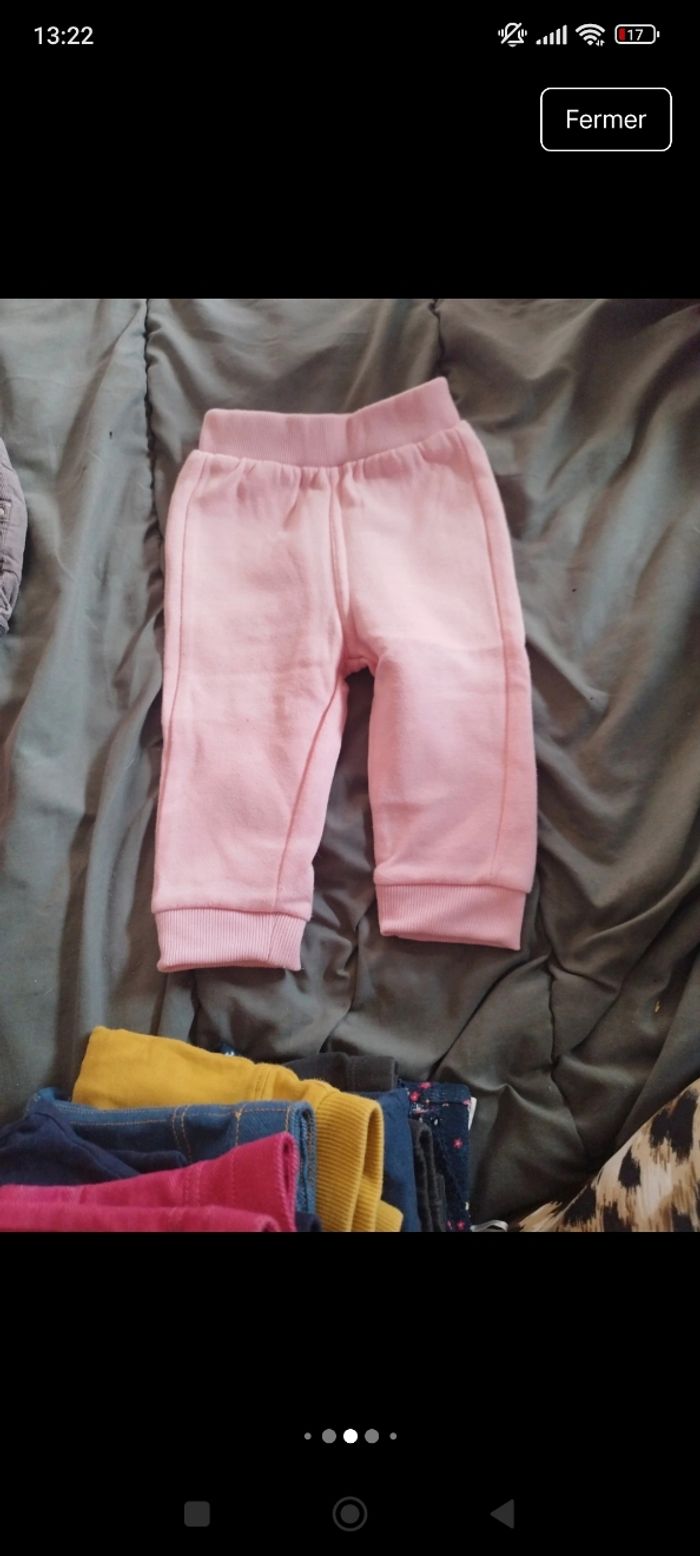 Lot de pantalon leggins bébé fille - photo numéro 5