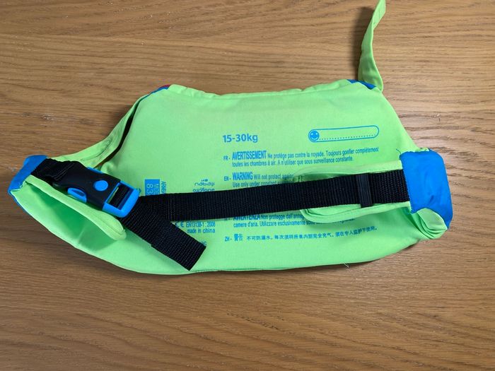 Décathlon Brassière ceinture gonflable turquoise Taille 15-30kg - photo numéro 5