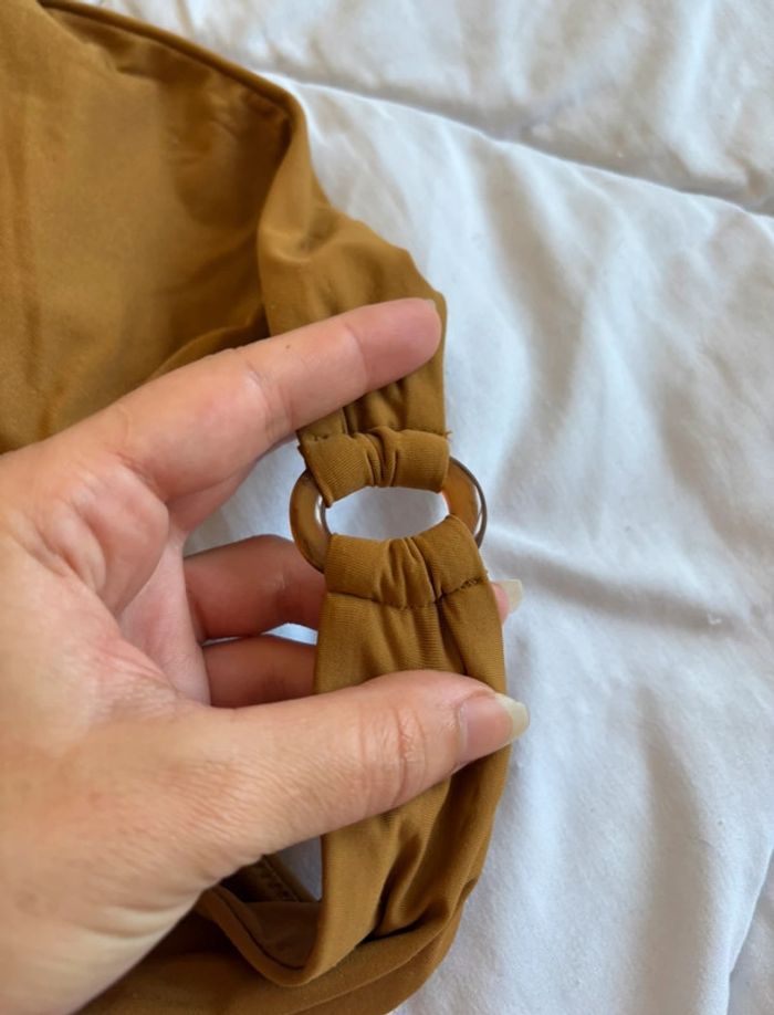 Bas de maillot de bain bikini marron vert Penti taille M/38 neuf - photo numéro 5