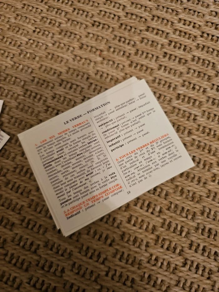 Memo fiches français troisième vintage - photo numéro 9