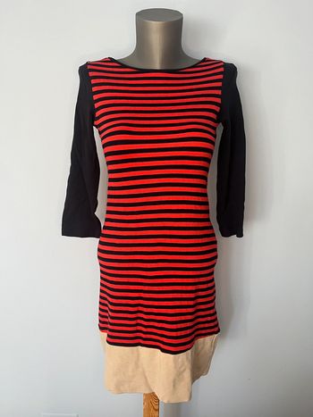 Robe Mi-Longue Rayée – Sandro – Taille 2 👗