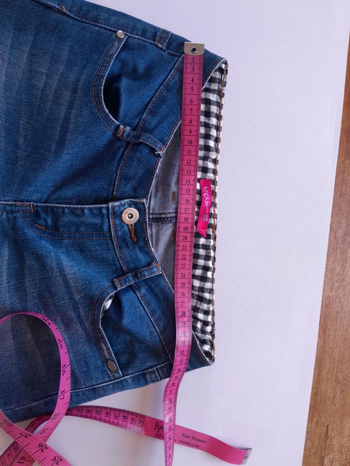 Jean slim taille basse triplix taille 34 - photo numéro 8