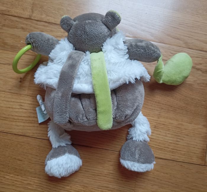Peluche d'activité hippopotame Bazile - photo numéro 2