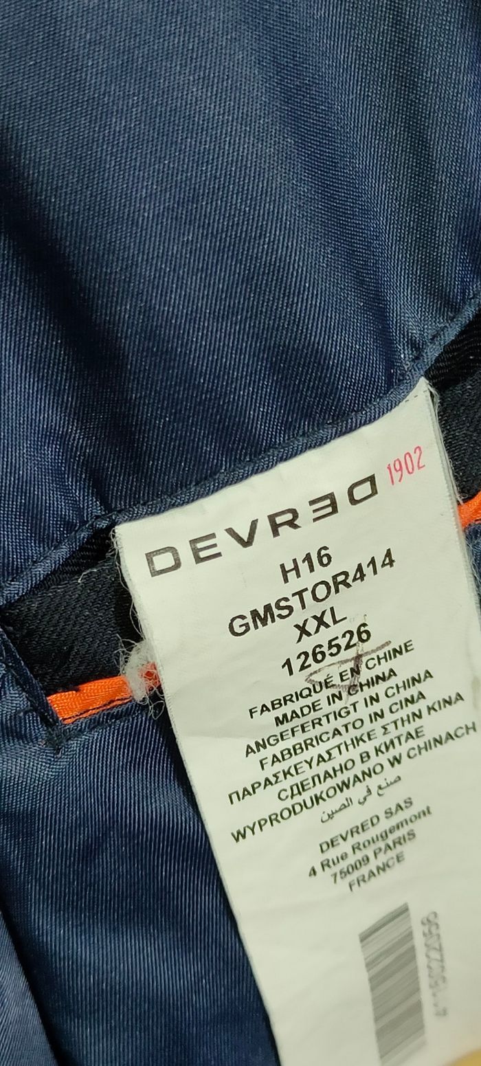 Veste blue marine - marque Devred - en excellent éta past - photo numéro 3