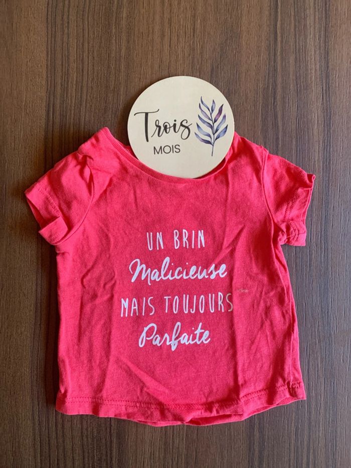 T shirt fille Pat et Ripaton rose