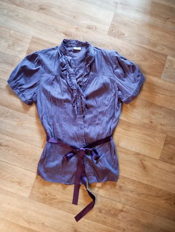 Chemisier manches courtes 44