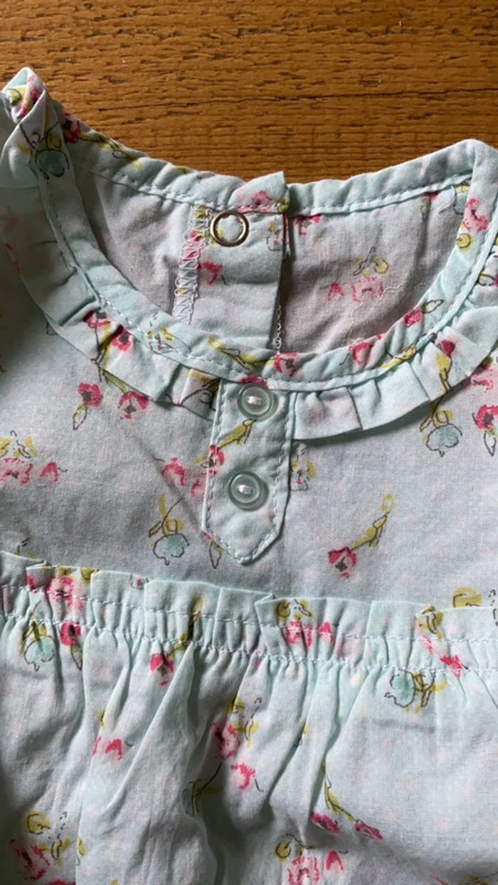 Tunique tape à l’œil 6 mois vert - photo numéro 2