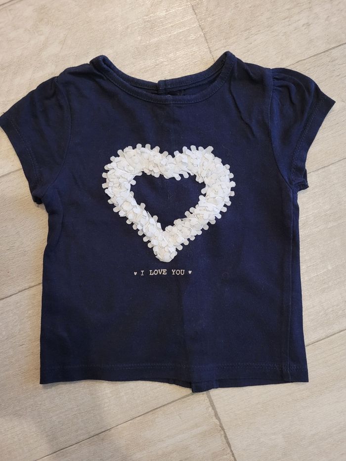 T-shirt motif cœur ❤️