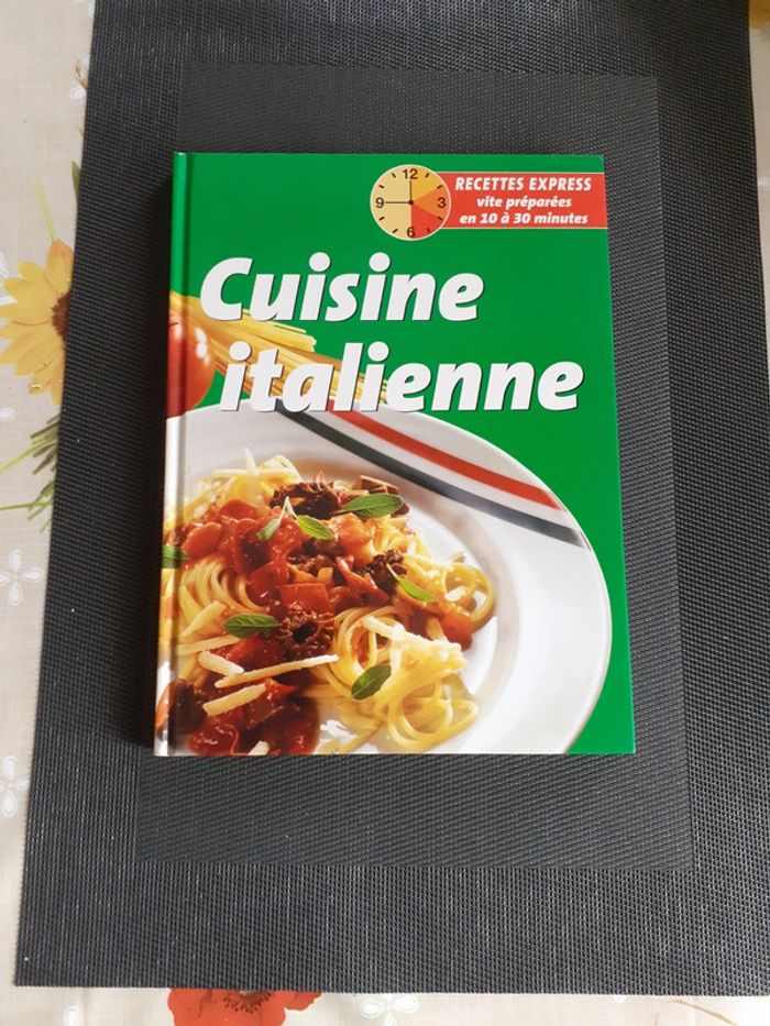 Livre cuisine italienne