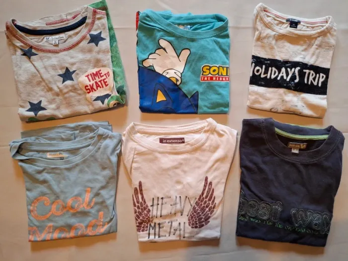 Gros Lot tee-shirt short garçon 5 ans été - photo numéro 4