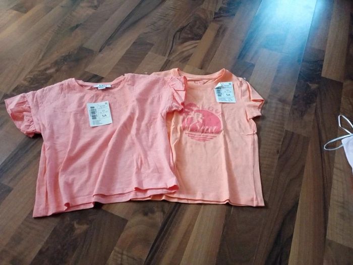 Lot 2 t-shirts neufs 5 ans