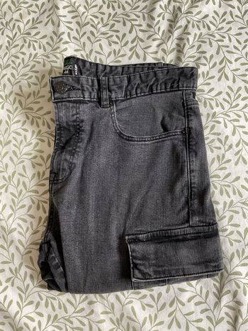 Jeans cargo noir homme taille 44 Kiabi 