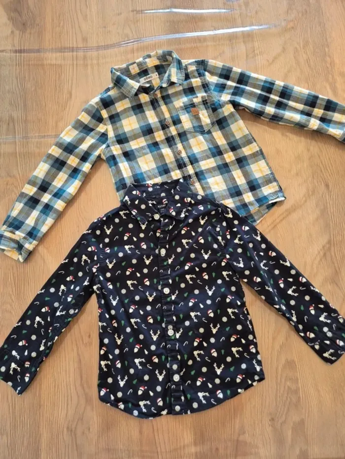 👔 Lot de 2 chemises – 4 ans Gémo Kiabi - photo numéro 7