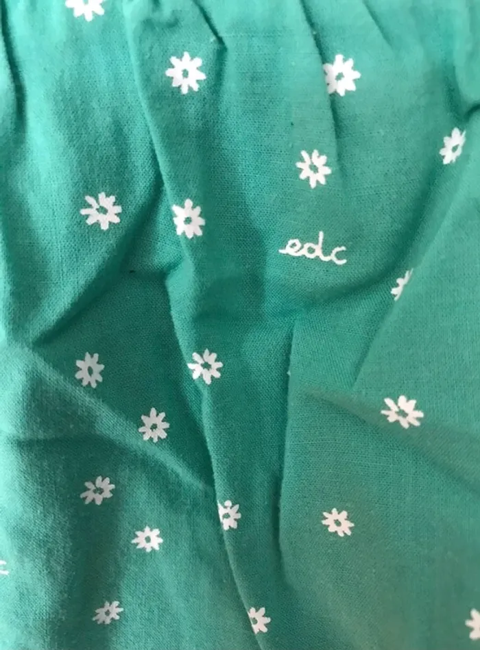 Robe verte petite fleur EDC by esprit - photo numéro 5