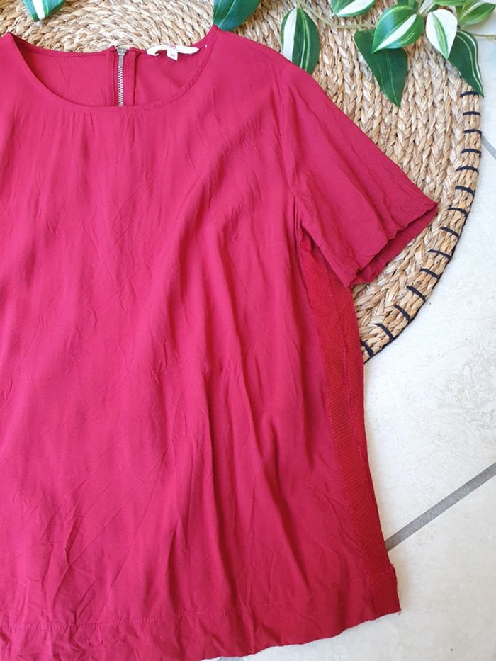 Haut tee-shirt manches courtes Levis femme XS rouge - photo numéro 4