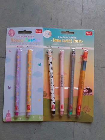 Lot packs stylo legami pâques et ferme 