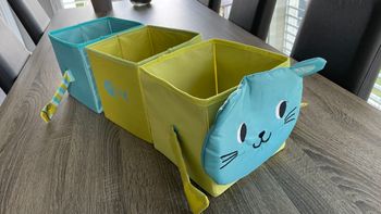 Boîtes de rangement.  Caisses en toile