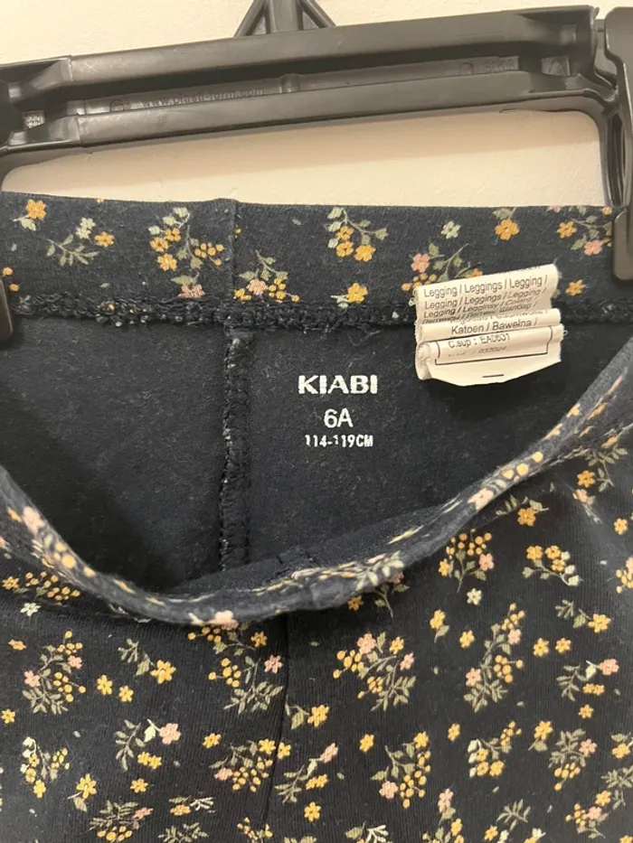 Legging fleuri 6 ans - photo numéro 3
