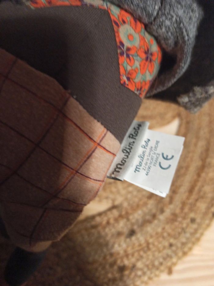 Peluche loup gentleman Moulin roty tbe - photo numéro 7