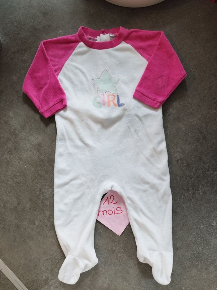 Pyjama étoile girl 12 mois