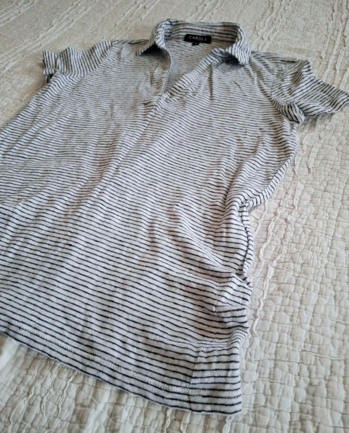 Caroll polo marin taille 36 - photo numéro 6