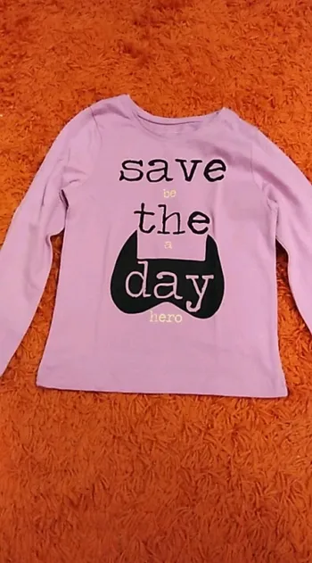 Tee shirt ML lila Primark 4 ans