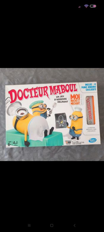 Jeu Docteur maboule minions