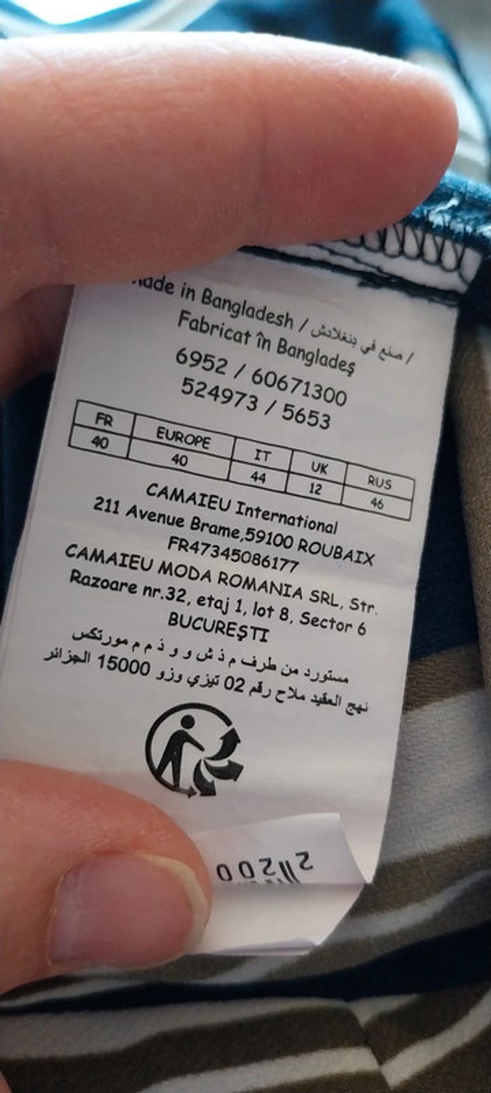 Débardeur Camaïeu neuf taille 40 - photo numéro 5