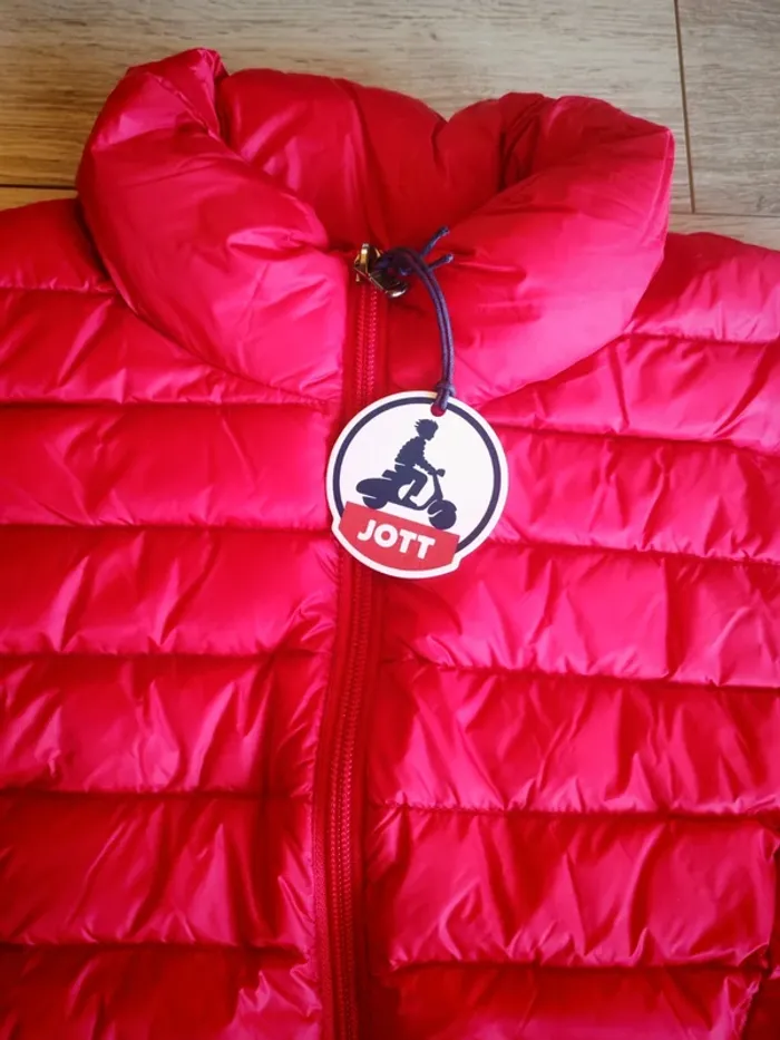 Doudoune jott femme 40 rouge - photo numéro 3