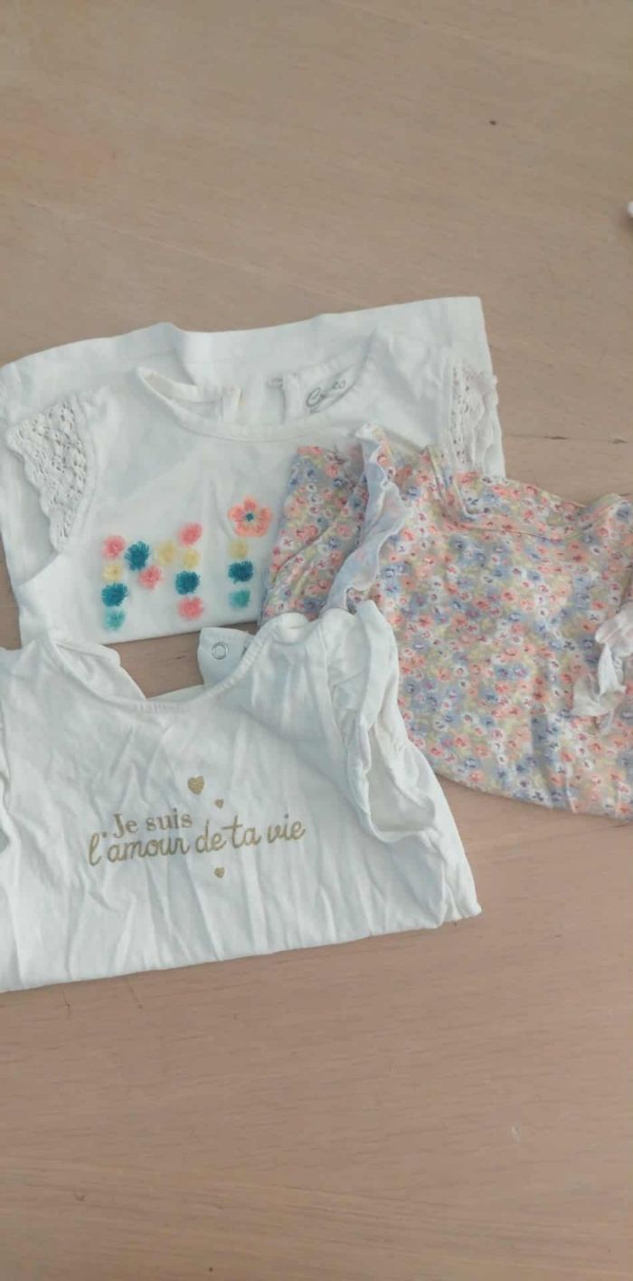 Tee-shirt fille 9 mois