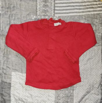 Tee shirt rouge 12 mois