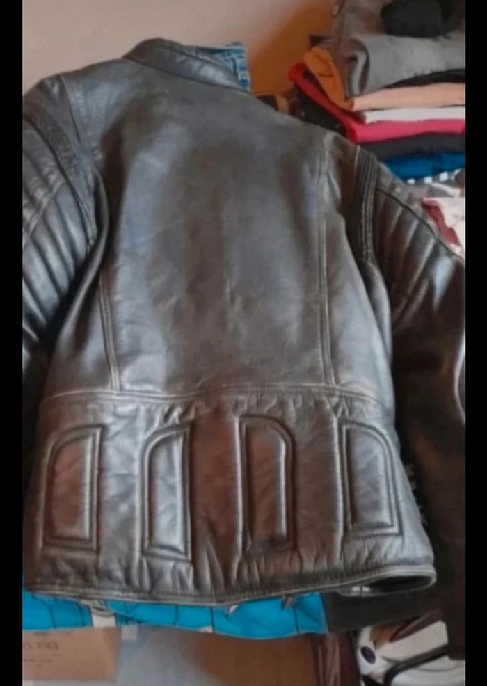 Blouson cuir moto( lire descriptif) - photo numéro 5