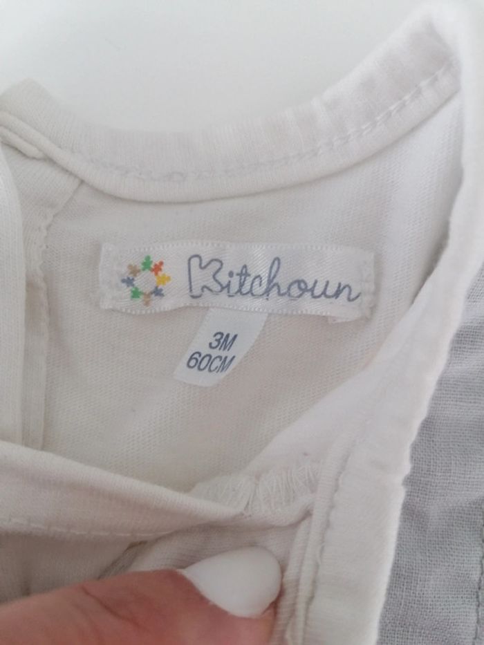 Lot 1 salopette et 1 combishort T 3 mois 👶garçon - photo numéro 3