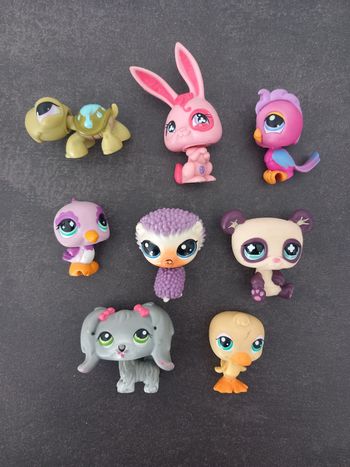 Lot de 8 figurines Little Petshop