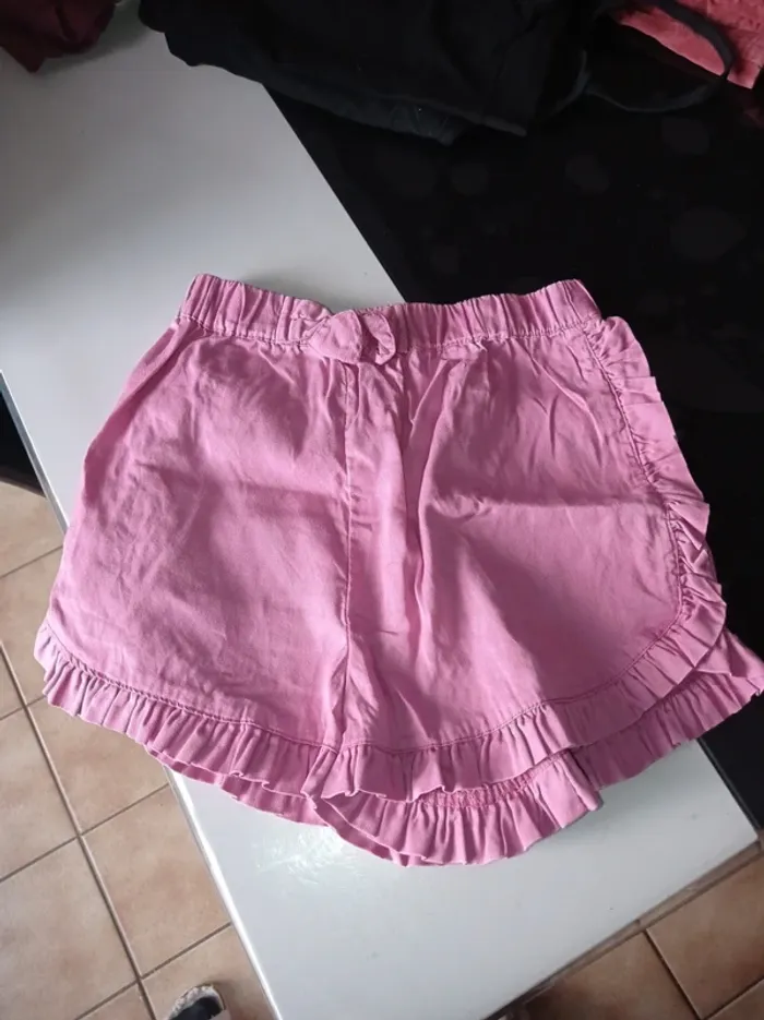 Short rose pour petite fille - photo numéro 2