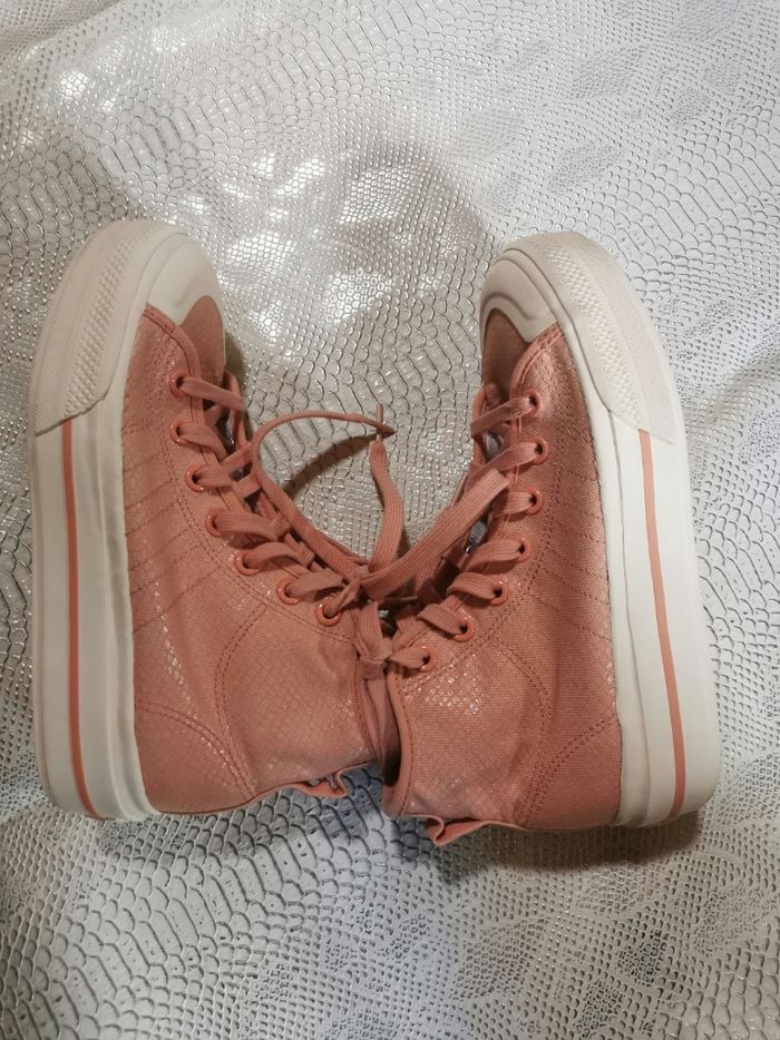 Baskets montantes à plateforme Adidas T 39, 5 - photo numéro 5