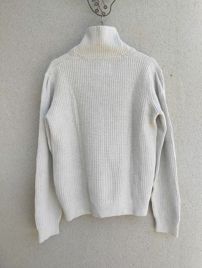 Pull homme col châle Jules M – maille chaude hiver, pull scandinave, col shawl, style cocooning - photo numéro 6