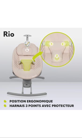 Balancelle bébé électrique