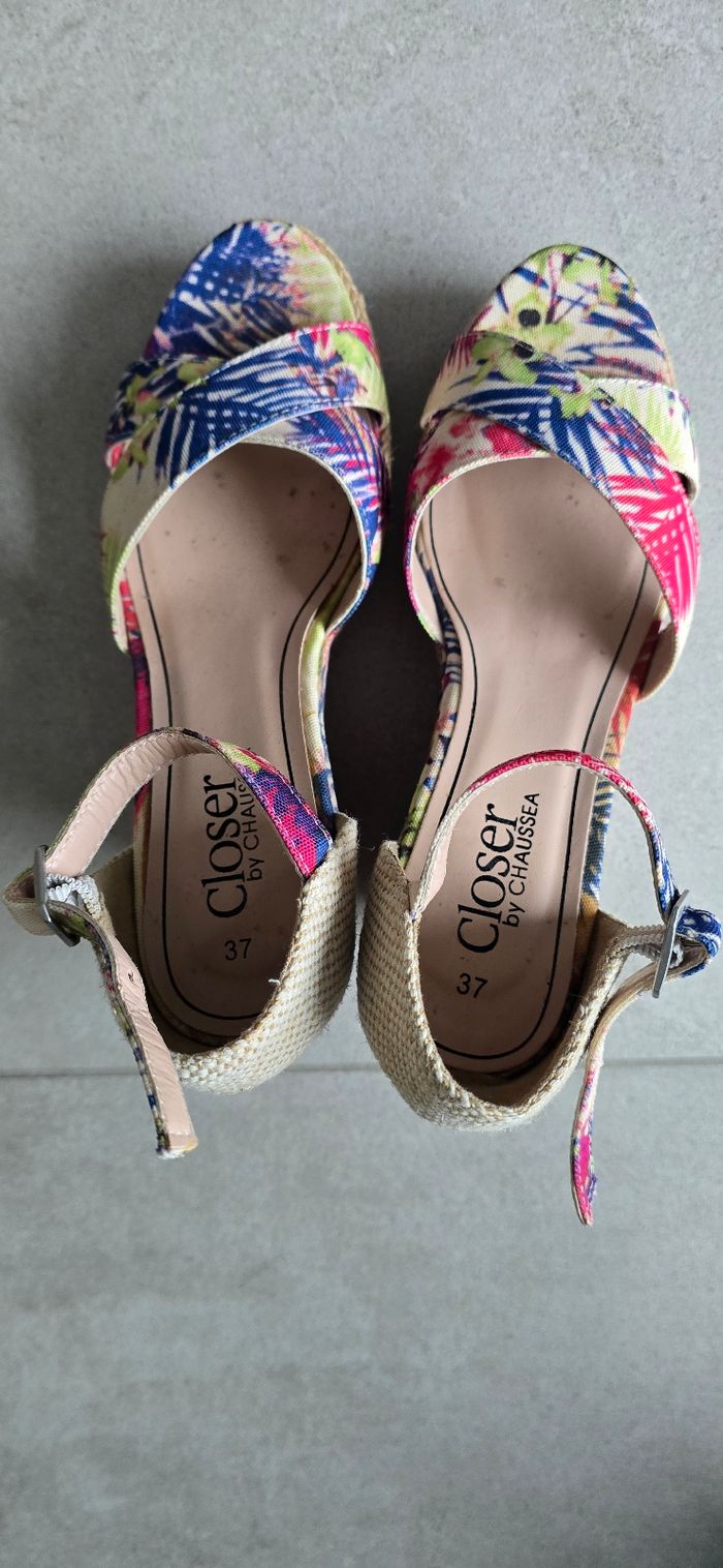 Sandales compensées Closer by Chaussea – pointure 37 - photo numéro 2