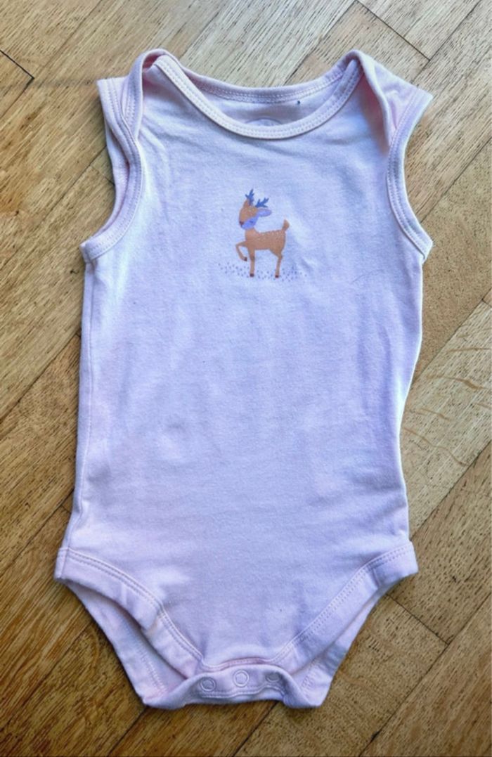 Lot de 6 Bodies Bébé Mixtes (3-6 Mois) - Baby Go - Sans Manches (Très Bon État) - photo numéro 6