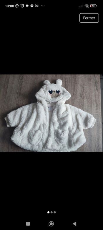 Manteau fille 12 mois