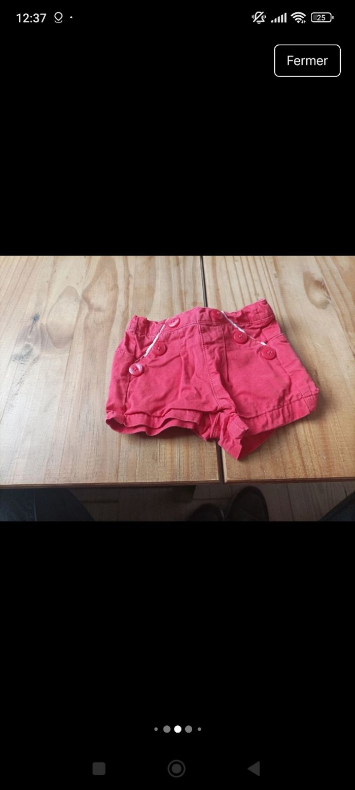 Lot de vêtement pantalon est 1 short bébé - photo numéro 10