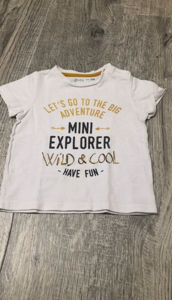 T-shirt MC - 12 mois