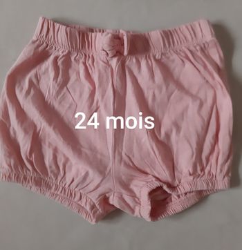 short d'été / bloomer rose fille - Kiabi - 24 mois