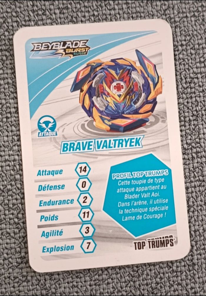 Lot de 3 cartes "toupies Beyblade" - photo numéro 3