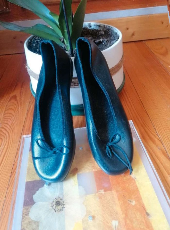 Ballerine noir chaussures été plates i. Code Y2k