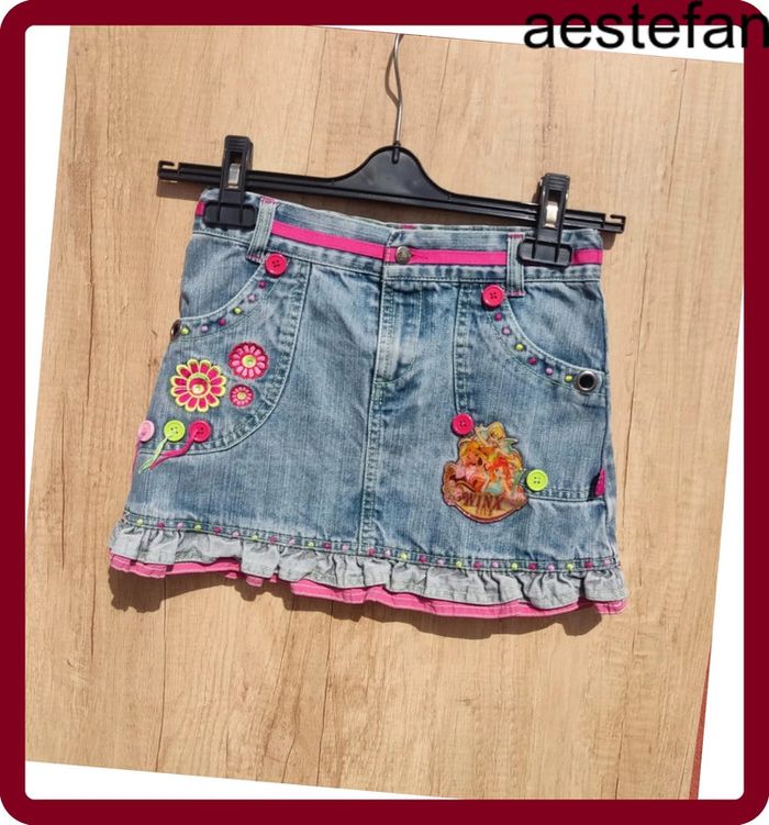 Jupe en jeans Winx 8 ans
