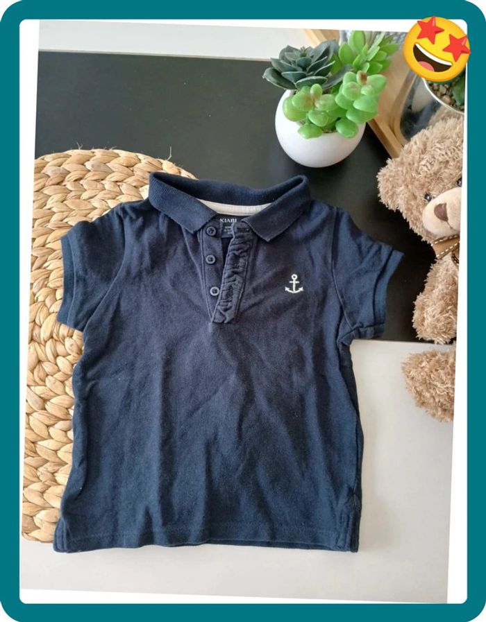 Polo bleu Taille 12 mois🌿🦊 - photo numéro 3