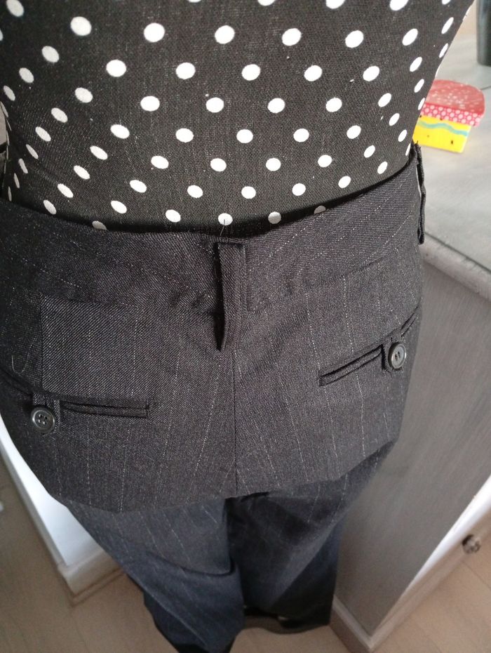 Pantalon à rayures. Zara Woman 40 - photo numéro 4